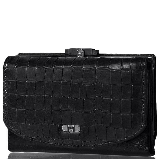 Жіночий шкіряний гаманець Wanlima 21417390473a1 Black