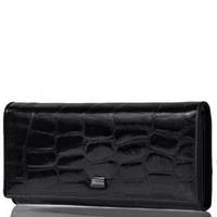 Жіночий шкіряний гаманець Wanlima 50045093 Black
