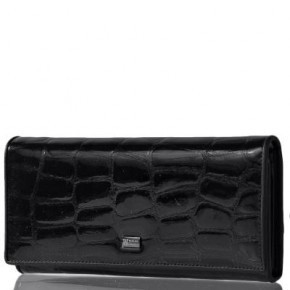 Жіночий шкіряний гаманець Wanlima 50045093 Black
