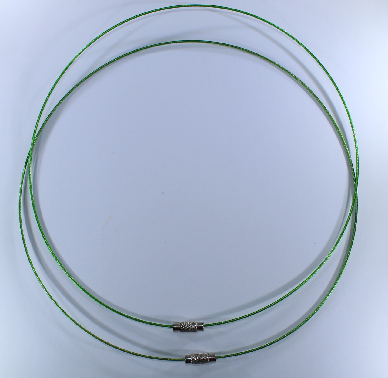 Основа для кольє та кулонів (чокер). Колір — салатовий, фото 1