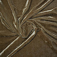 Велюр стрейч світло-коричневий ш.165