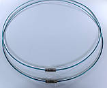 Основа для кольє та кулонів (чокер). Колір бірюзовий, фото 2