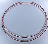 Основа для кольє та кулонів (чокер). Колір червоний, фото 2