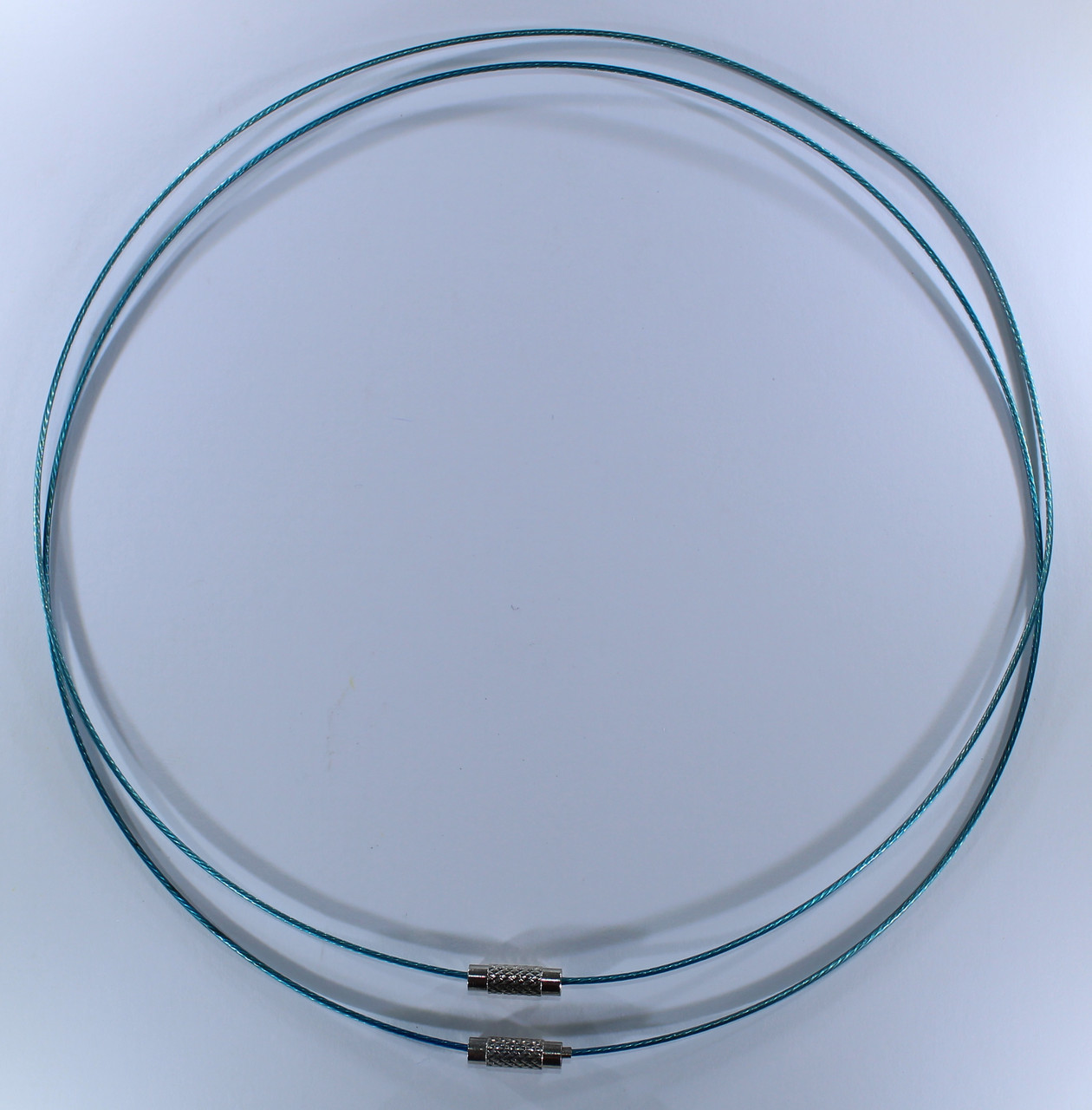 Основа для кольє та кулонів (чокер). Колір блакитний, фото 1