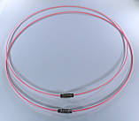 Основа для кольє та кулонів (чокер). Колір рожевий, фото 2