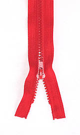 Блискавка тракторна №5 світло червона пластикова довжина 75см 1Б