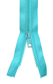 Блискавка тракторна №5 Світла Бірюза пластикова довжина 75см 1Б