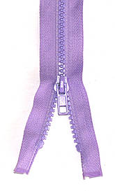 Блискавка тракторна №5 Світло Фіолетовий пластикова довжина 75см 1Б