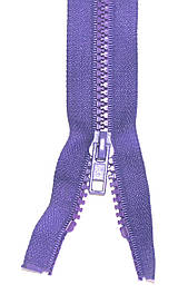 Блискавка тракторна №5 Фіолетовий пластикова довжина 75см 1Б