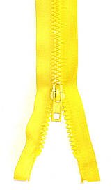 Блискавка тракторна №5 Світло Жовтий пластикова довжина 75см 1Б