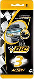 ТМ "BIС" Станок для гоління "BIC" Action 3 для чоловіків (4 шт/уп), фото 3