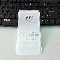 Захисне скло 5D на xiaomi redmi 5 plus біле повне покриття