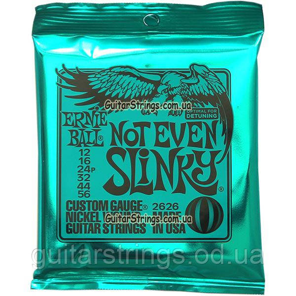 Струны Ernie Ball 2626 Not Even Slinky Drop Tuning 12-56