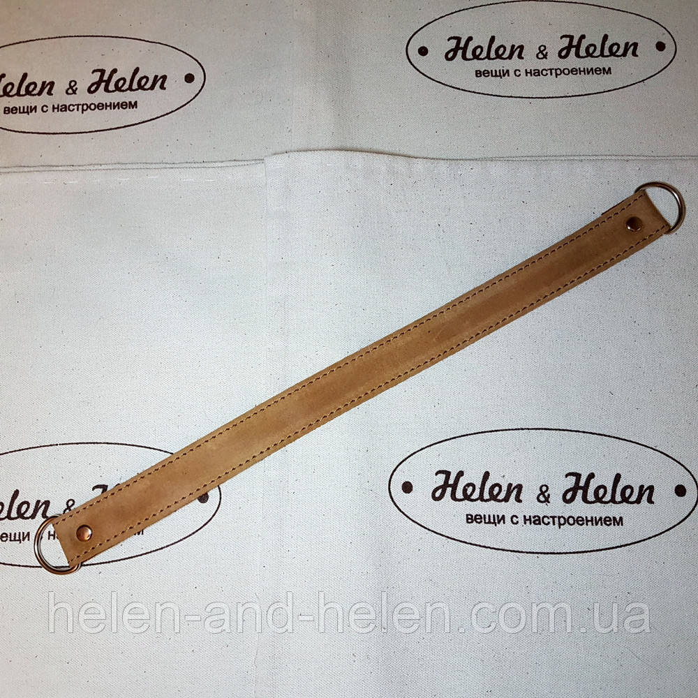 Короткий ремінь на півкільцях із фурнітурою кольору срібло, фото 1