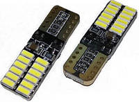 Светодиодная лампа T10 - W5W 24SMD (4014) обманка + драйвер