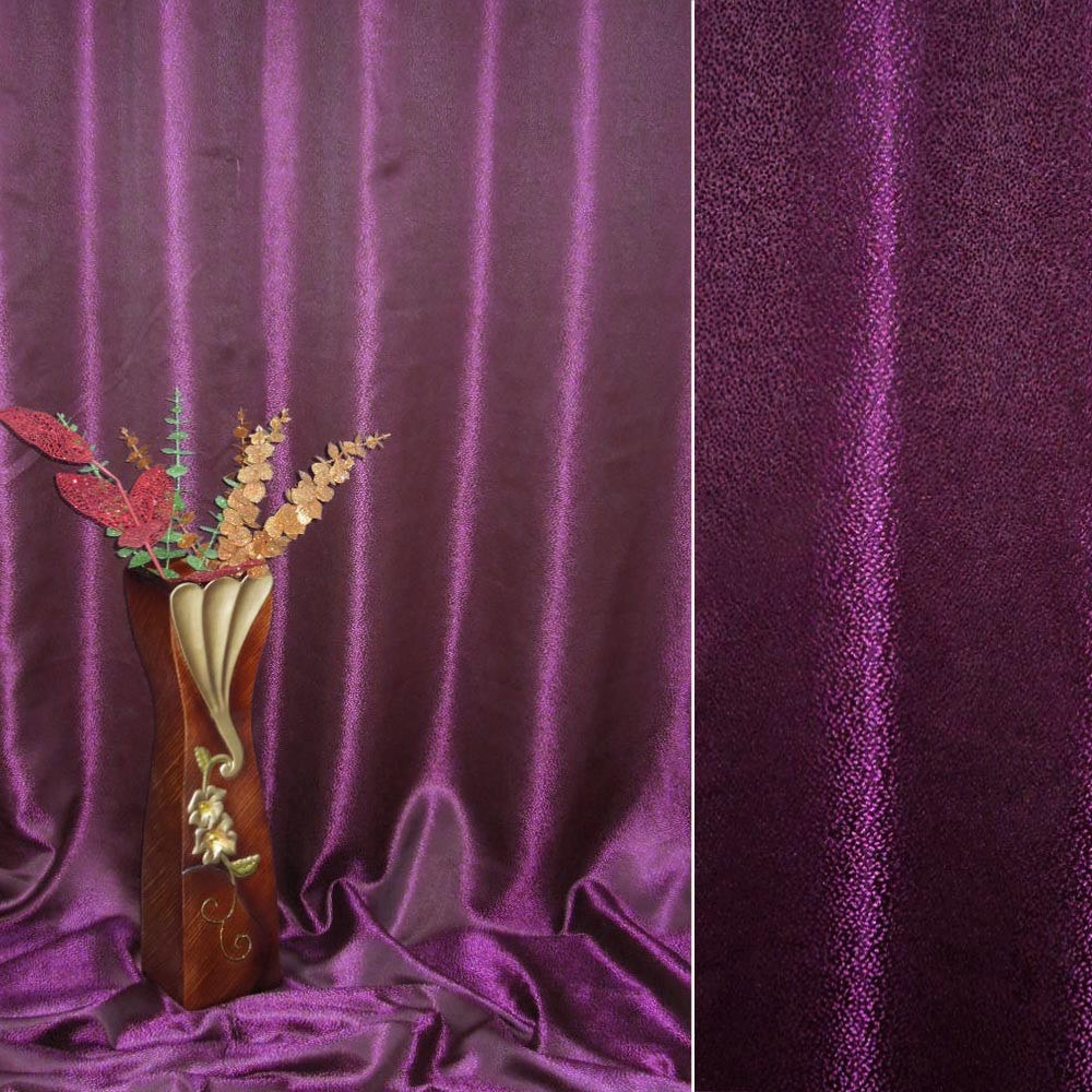 Атлас жакард 2-х-стор. для штор точки бузково-бордовий, ш.280