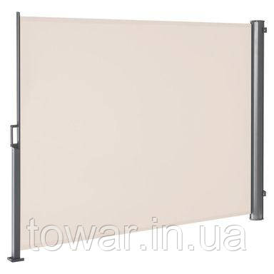 Маркиза бічний балконний тент 300 x 160 см бежевий