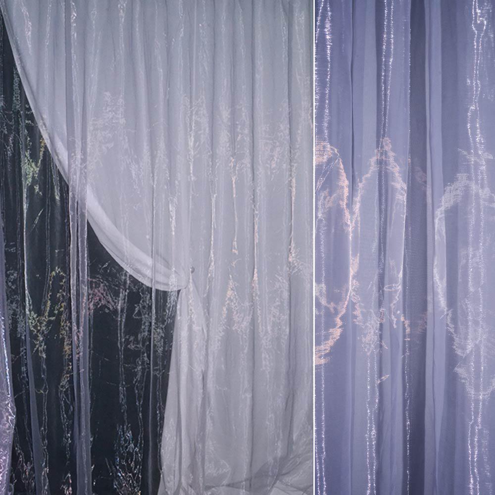 Органза тюль бузкова з фіолетовим відтінком, ш.280