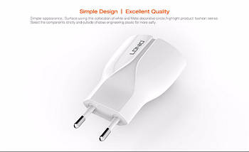 Мережеве ЗП LDNIO A2271 на 2USB (2.1A) для iPhone5/6, фото 5