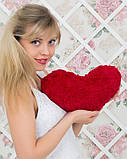 М'яке плюшеве серце-подушка 15 см Маленькі декоративні подушки, фото 2