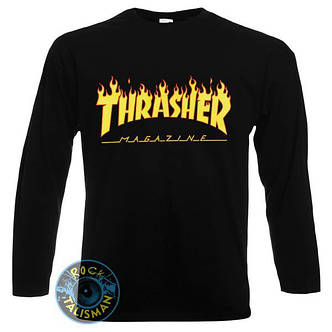 Футболка довгий рукав THRASHER Flame, фото 2