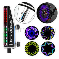 Велопідсвітка на спиці LC-D107 14LED, акум. 14500, ЗП USB, індикатор заряду