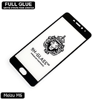 Захисне скло Full Glue Meizu M6 (Black) - 2.5 D Повна поклейка
