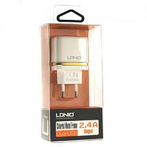 Мережеве ЗП LDNIO DL-AC52 на 2USB для iPhone 5/6 (2,4A) , фото 3