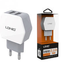 Мережеве ЗП LDNIO DL-AC61 на 2USB (2.1A), фото 4
