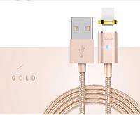 USB кабель HOCO U16 Magnetic adsorption с Lighting (2 цвета)