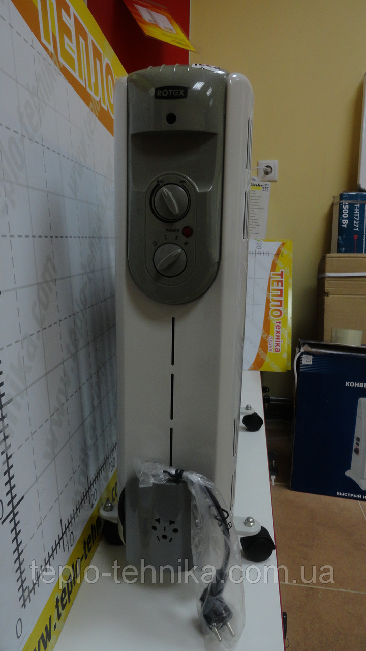 Масляный електрический радиатор Rotex RR213-Z-13 . Распродажа масляных обогревателей! - фото 4 - id-p55279299