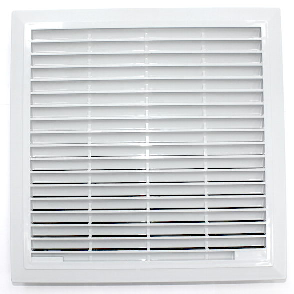 Решітка врізна з фільтром для встановлення в електротехнічний щит, 325х325