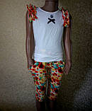Костюм дитячий для дівчинки шорти + футболка 100,110, фото 5