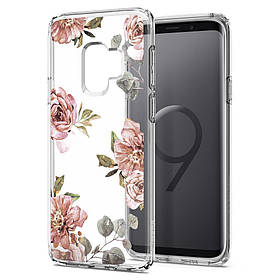 Чохол Spigen для Samsung S9 Liquid Crystal Blossom, Flower