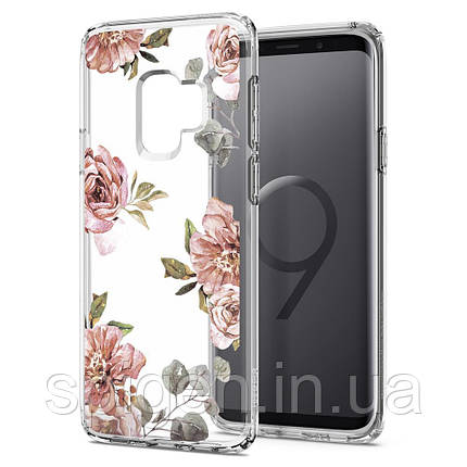 Чохол Spigen для Samsung S9 Liquid Crystal Blossom, Flower, фото 1