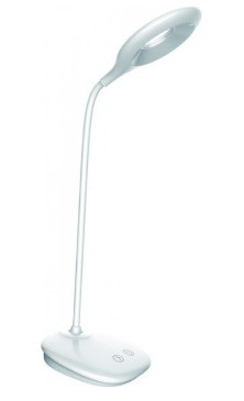 Світлодіодна настільна лампа LUXEL 6W (білий) + USB, нічник (TL-04W)