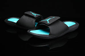 Жіночі сланці Jordan Hydro VI Black/Hyper Jade Synthetic