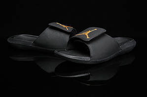 Чоловічі сланці Jordan Hydro VI Black/Metallic Gold