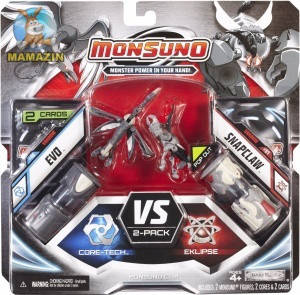 Игровой набор Monsuno Core-Tech - Eklipse EVO и SNAPCLAW (Сombat 2-Packs) W4 34439-42932-MO