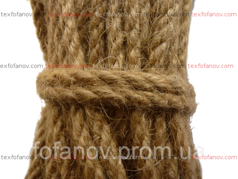 Купить Шнур джутовый 3 мм крученый (производитель) в Киеве. Шнур ...