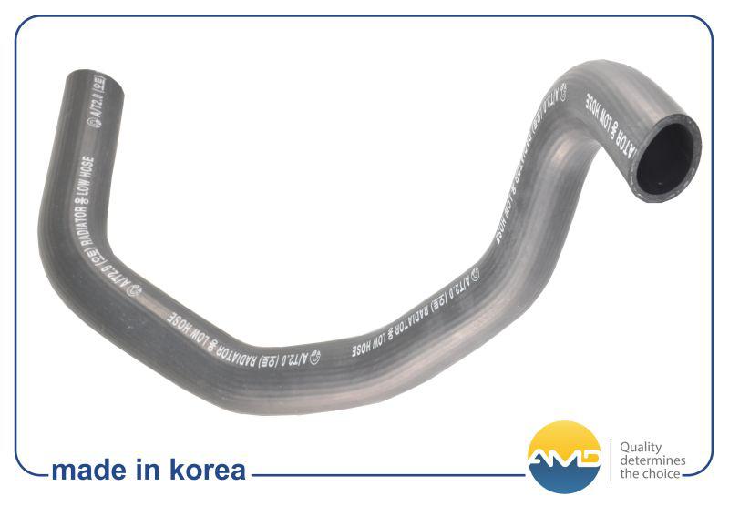 Патрубок радіатора нижній на Hyundai ELANTRA 03 — 06 OEM 25412-2D150 KAP H06HOSSD00230