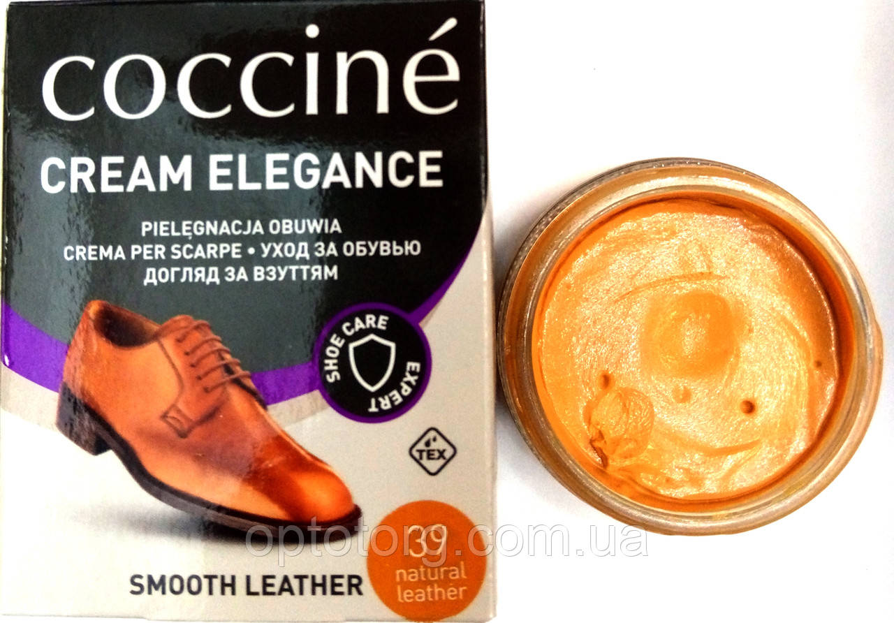Натуральний Крем Кочині Coccine для гладкої шкіри з губкою 50мл