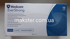 Рукавички вінілові неопудрені Medicom, фото 4