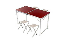 Набір Folding Table 120*60 cm brown