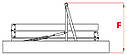 Драбина чорнична OMAN Termo S 120х60 дерев'яна трисекційна Н280, фото 6