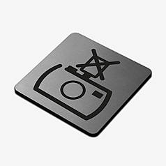 Табличка "Вспышка запрещена" Stainless Steel
