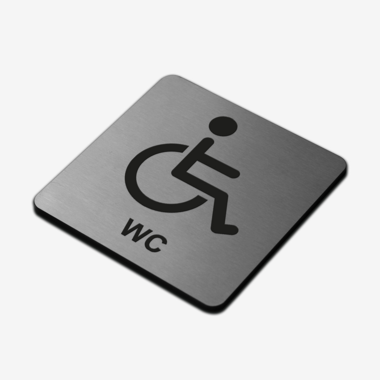 Табличка "WC для інвалідів" Stainless Steel