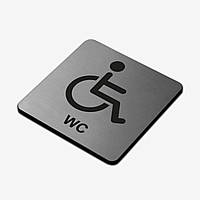 Табличка "WC для инвалидов" Stainless Steel