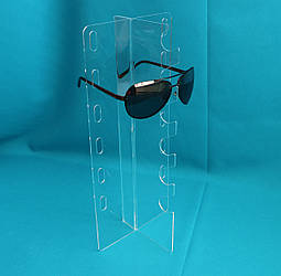 Прозора вертикальна стійка для окулярів