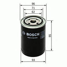 Фільтр оливний ВАЗ 2101-07 2121-21213 21214 2129 2131 (високий 95 мм) (пр. у BOSCH)